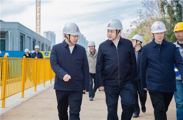 湖北省副省长张文彤到银娱优越会建设集团桂园赋项目考察指导工作